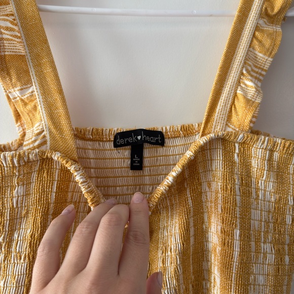 Yellow Striped romper - Picture 3 of 3